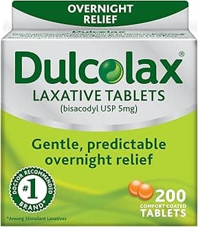 Laxative - 5 mg - 200 Comfort Coated Tablets (2 Pack)