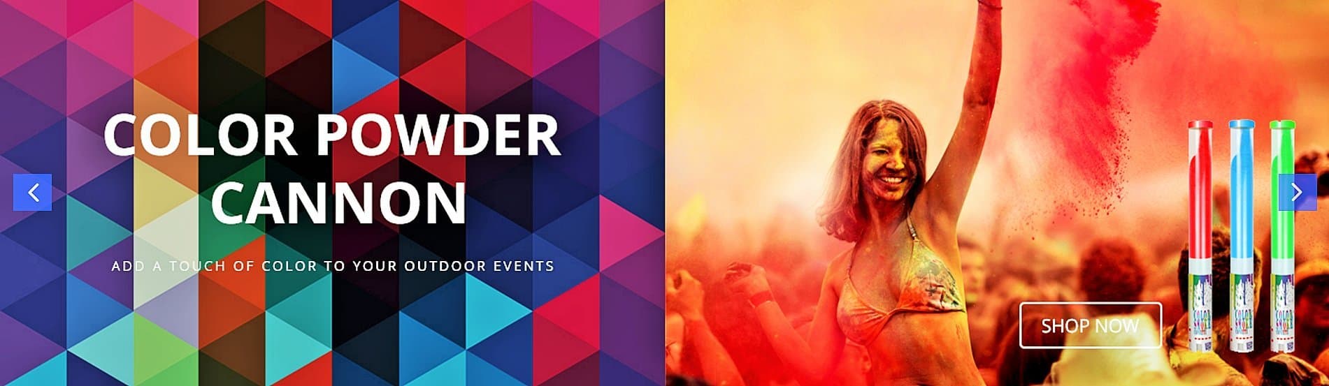 Birando Color Powder Air Compressed Cannon (17", Green)