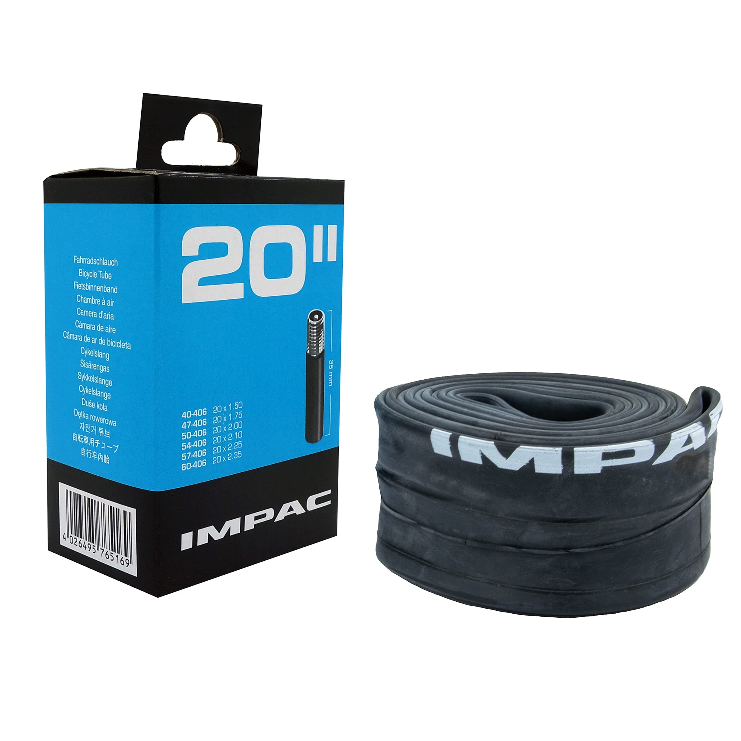 Schwalbe Impac Inner Tube - Black, 20-Inch