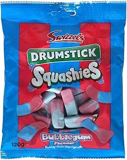 Squashies Drumstick Bubblegum - 120g (Pack of 6)