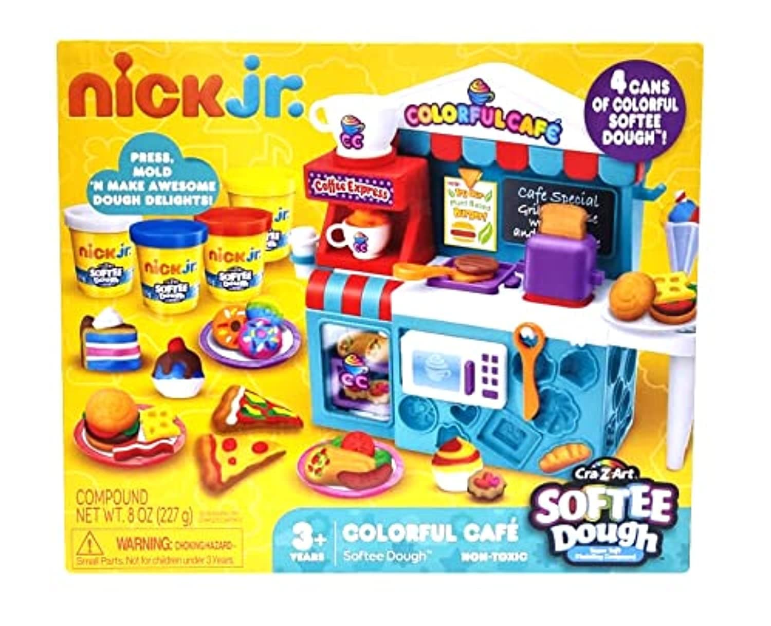 Nick Jr.Crazart Colorful Cafe, Softee Dough, Non Toxic