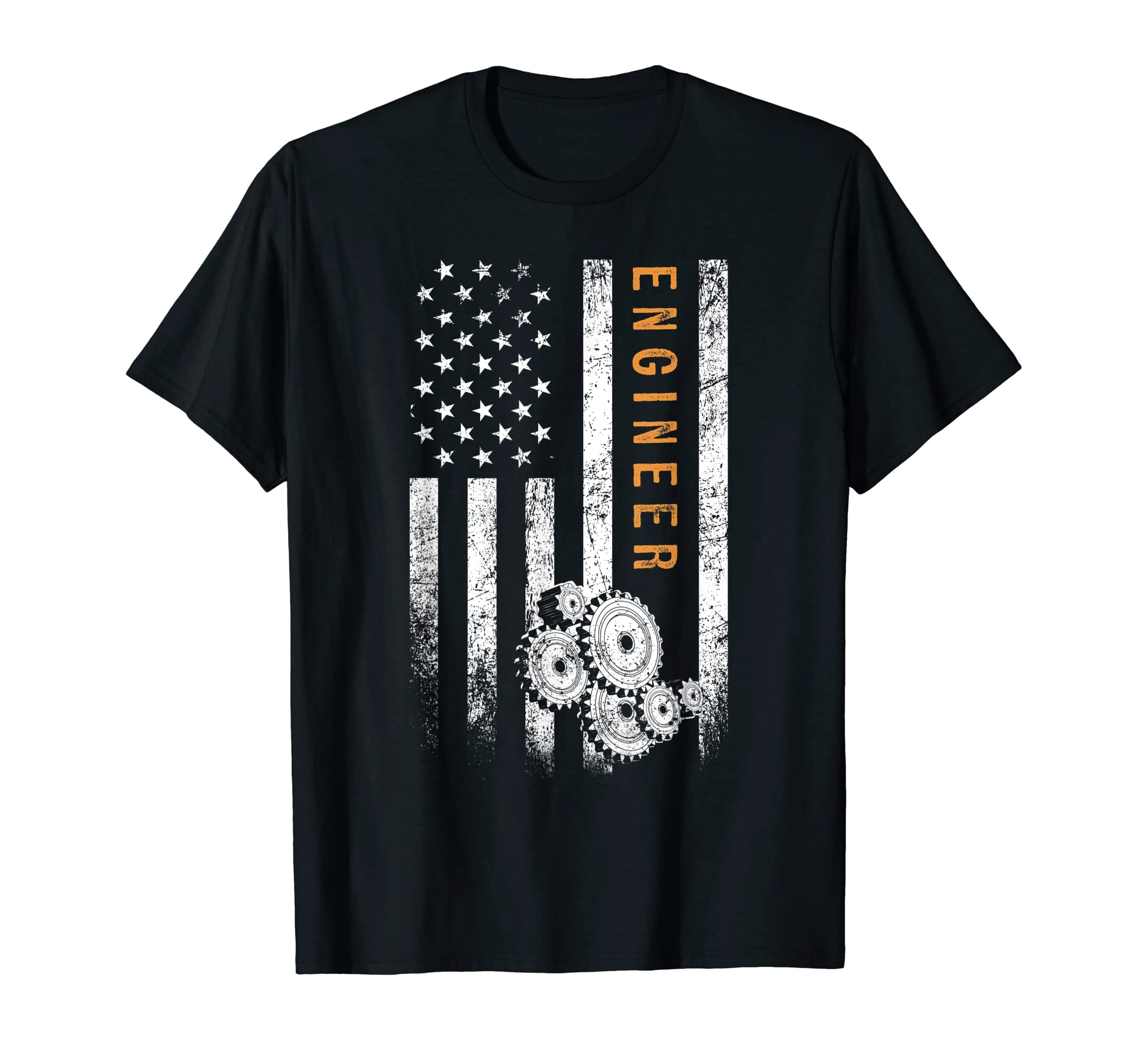 Engineer American Flag Design Engineering T-ShirtOEKO-TEX STANDARD 100