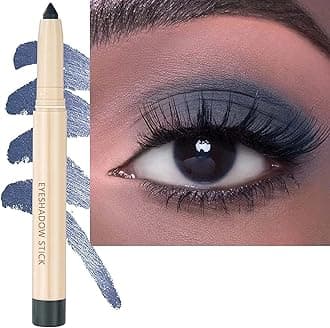 Dark Grey Smokey Eyeshadow Stick Smooth Matte Cream Eyeshadow Pencil, Makeup Waterproof Long Lasting High Pigmented Hypoallergenic Eye Shadow Highlighter Stick Create Multi-Dimension Eyes Look 22#