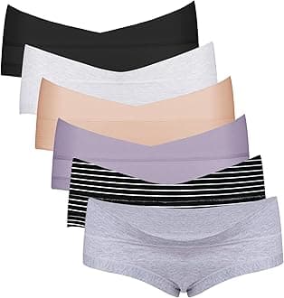 Intimate Portal Maternity Underwear | Pregnancy Postpartum Panties Under The Bump | Boyshort Briefs