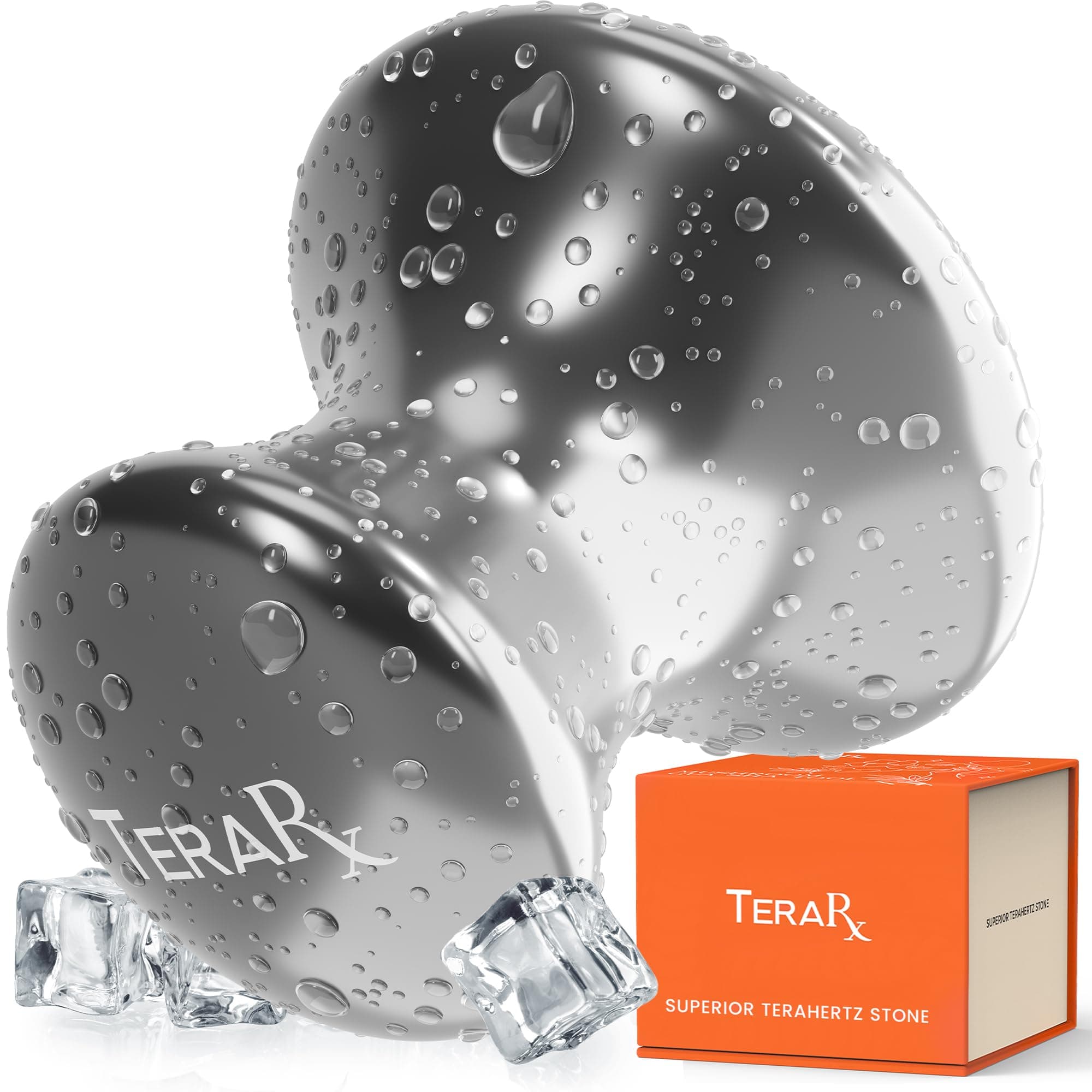 TeraRX® Terahertz Stone Gua Sha & Massage Tools – Authentic Terahertz Tools for Lymphatic Drainage, Tension Relief, and Facial Relaxation (Mushroom Gua Sha)