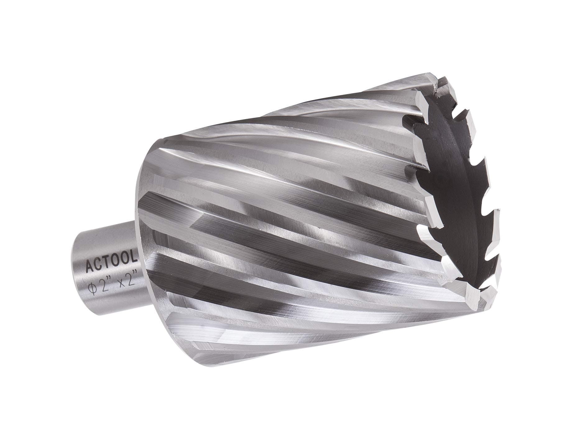 ACTOOL2" Diameter × 2" Depth of Cut HSS ANNULAR Cutter with 3/4'' Weldon Shank