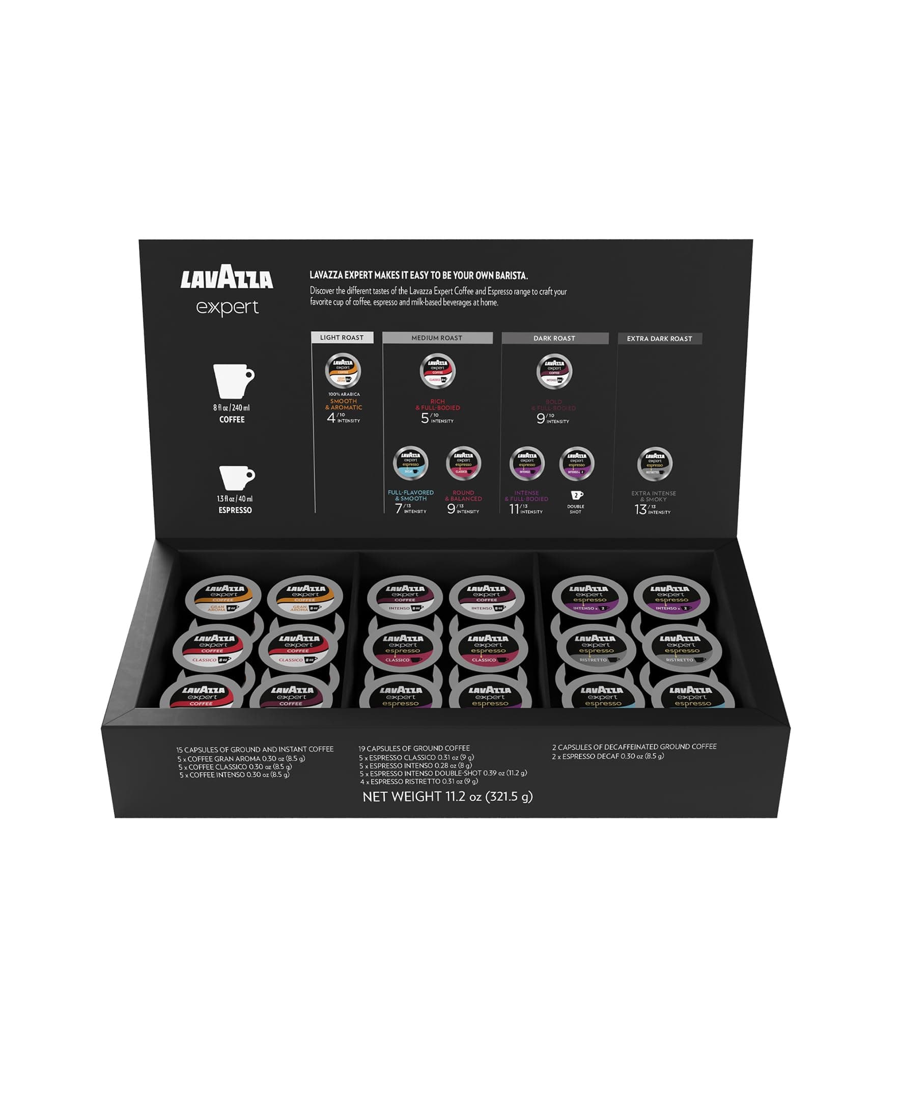 Lavazza Expert Welcome Kit, Variety, 36Count