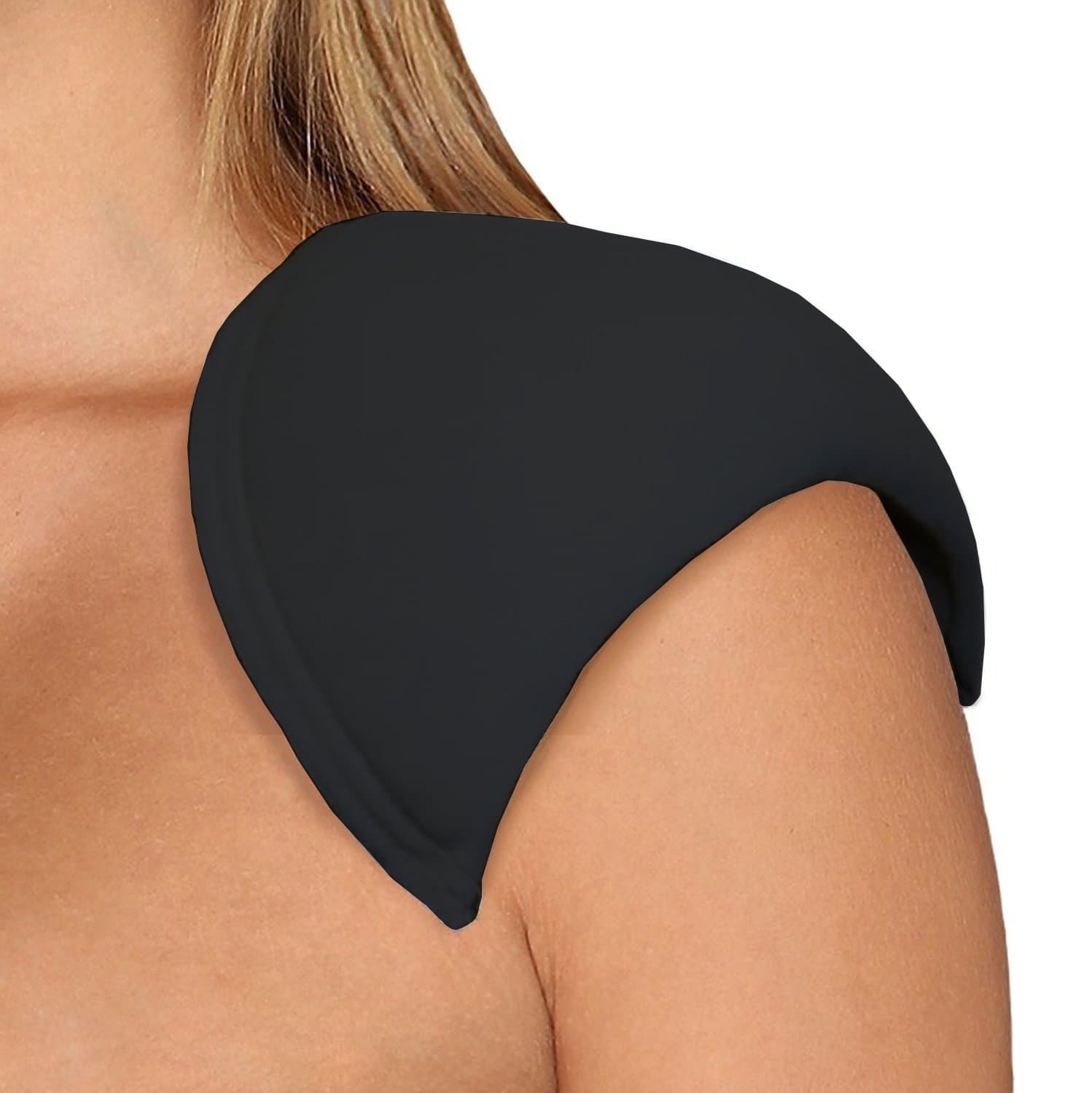 Ann West Hook and Loop Dolman Shoulder Pads Style SP4002-Black