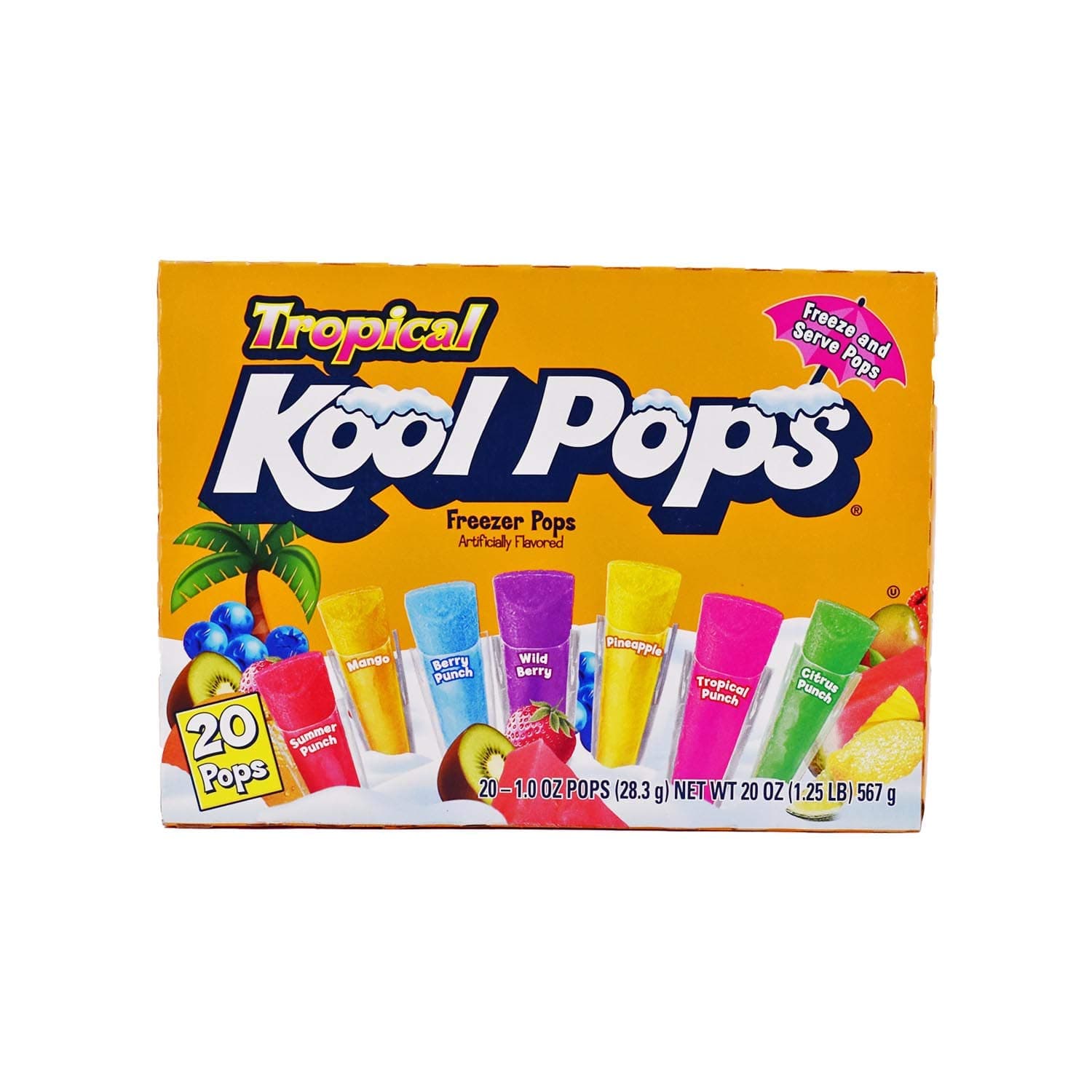 - Tropical 20 Freezer Pop 567g