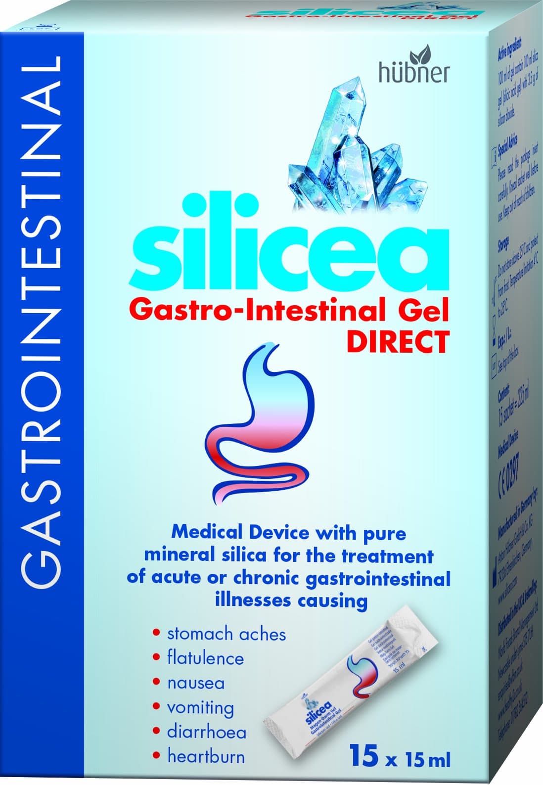 Silicea Gastro Intestinal Direct Sachets, Pack of 15