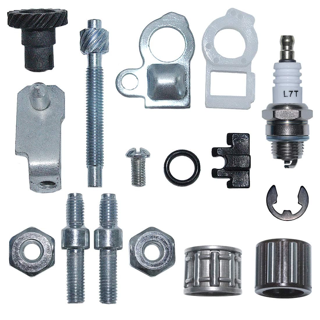 AUMEL Chain Adjuster Tensioner Bar Stud Nut Kit for Stihl 066 MS660 MS 660 Chainsaw Replace 1138 664 2400, 1127 007 1003
