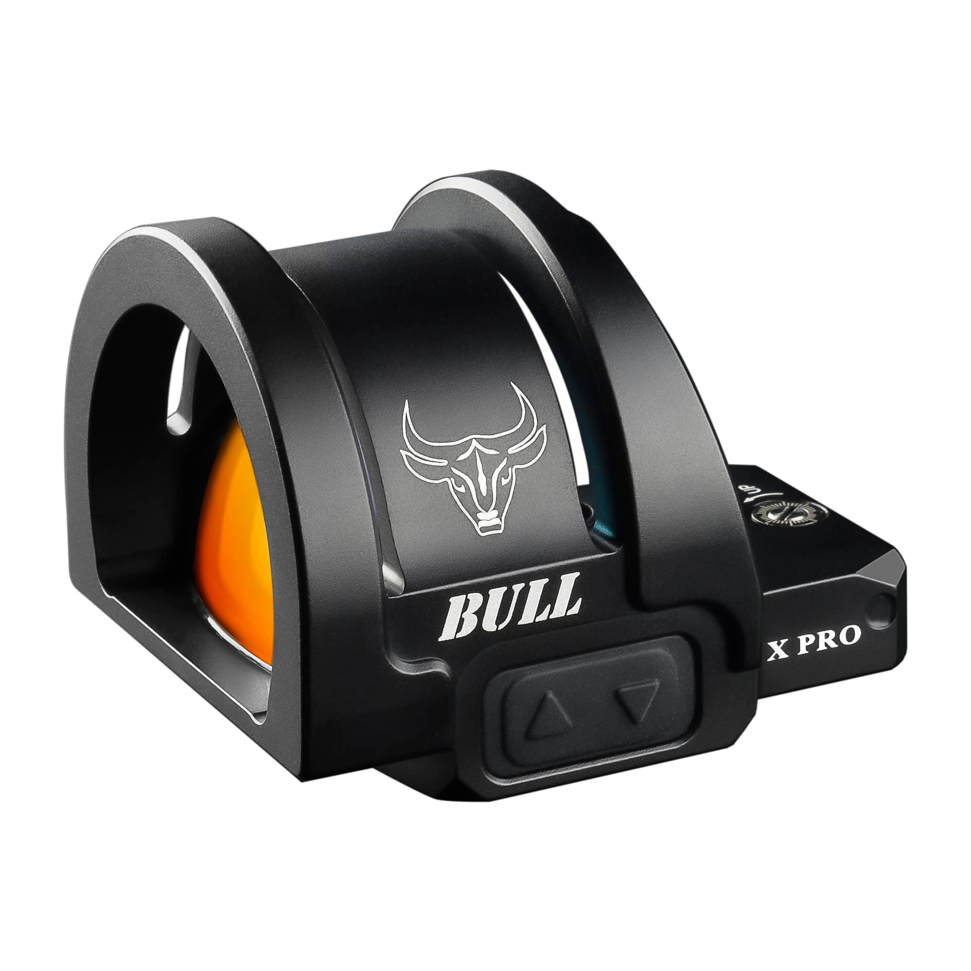 Bull X PRO Drop Proof Large Lens Competition & Duty Red Dot Reflex Sight, Multi-Reticle 2 MOA Dot & 24 MOA Circle Dot Sight for RMR Footprint