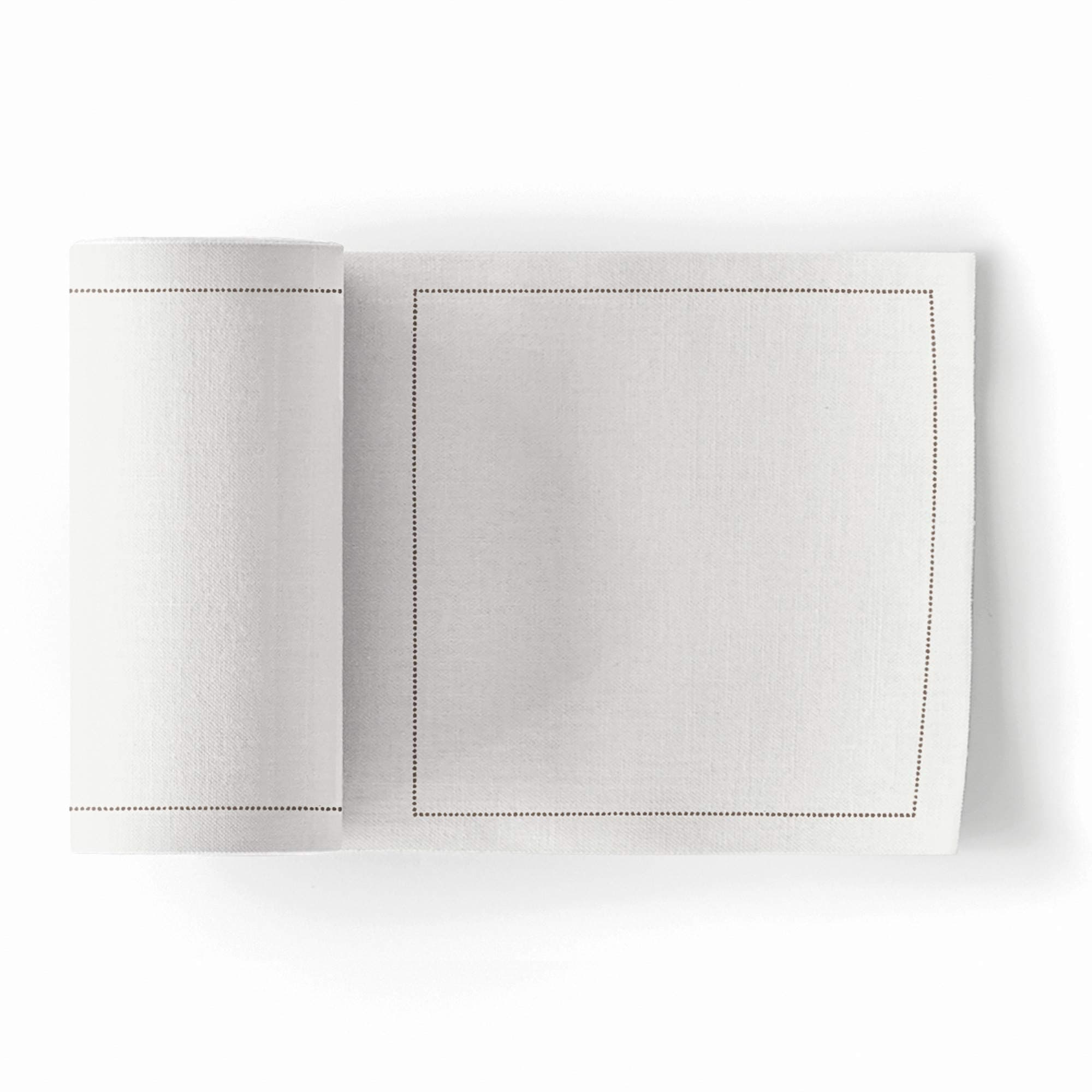 MY DRAP Cocktail Napkins, Cotton (100, Cream)