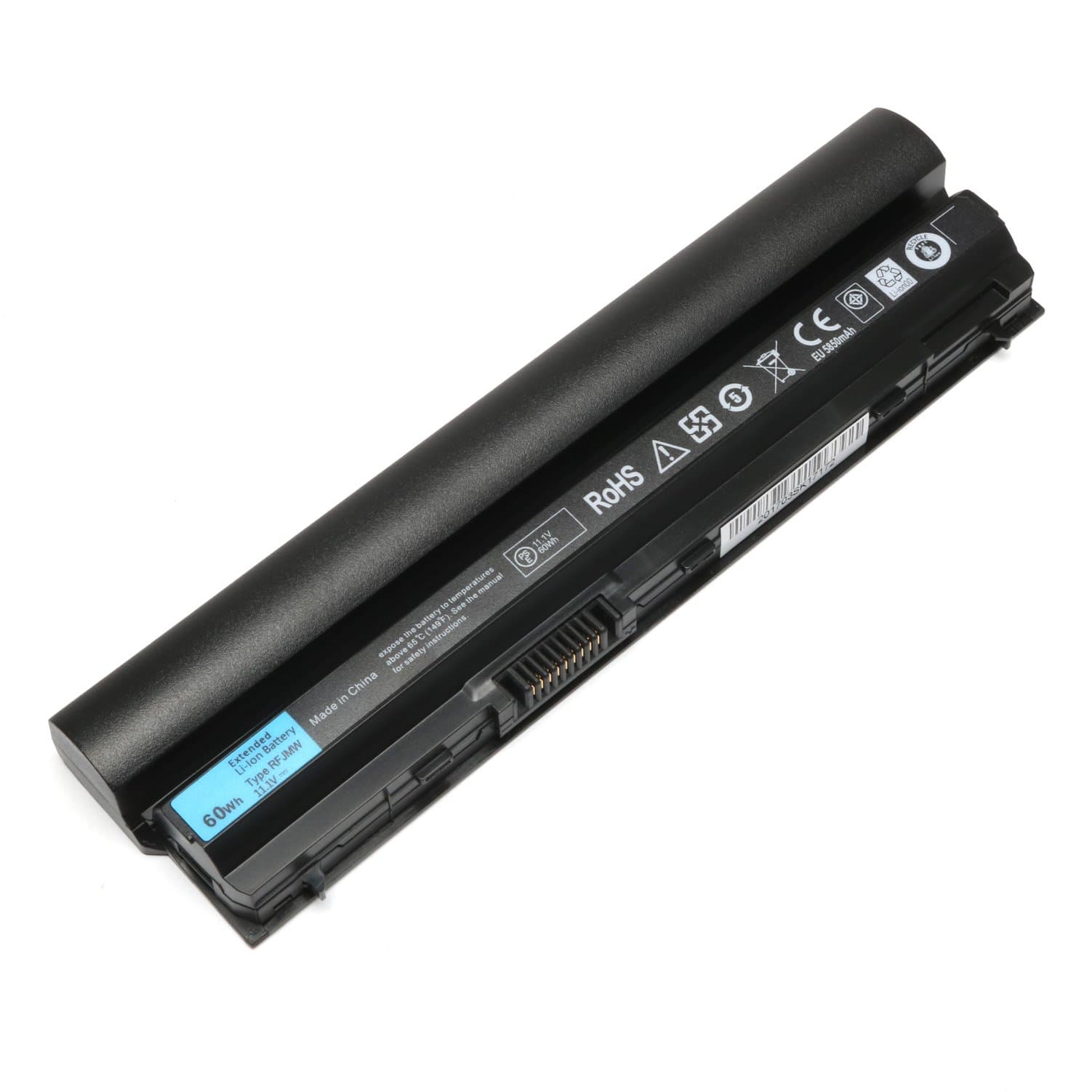 11.1V 60Wh New E6320 Laptop Battery for Dell Latitude E6120 E6220 E6230 E6330 E6430s Series, FRR0G UJ499 TPHRG J79X4 7FF1K Y61CV K4CP5 MHPKF RFJMW - Tinkon