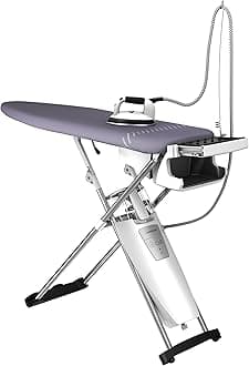 Pure Xtra All-In-One Professional Steam Iron System for Clothes with Aluminum Soleplate 40.5 OZ Removable Tank 1600 Watts Ironing, Fabric Steamer, Garment Steamer