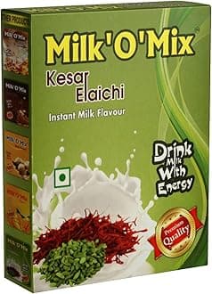 Milkomix Kesar Elaichi Flavored Milk Powder Mix F, 150Gm - Pack Of 1
