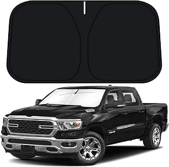 D-Lumina for 2019-2024 2025 Dodge RAM 1500 Windshield Sun Shade, Front Window Sunshade Sun Visor Protector Fit RAM 1500 CrewCab, MegaCab Pickup, 2Dr RegularCab, 4Dr QuadCab, Sun Shield Blocks UV Rays