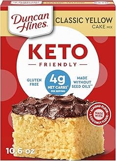 Keto Friendly Perfectly Moist Classic Yellow Cake Mix, Gluten Free, 10.6 oz.