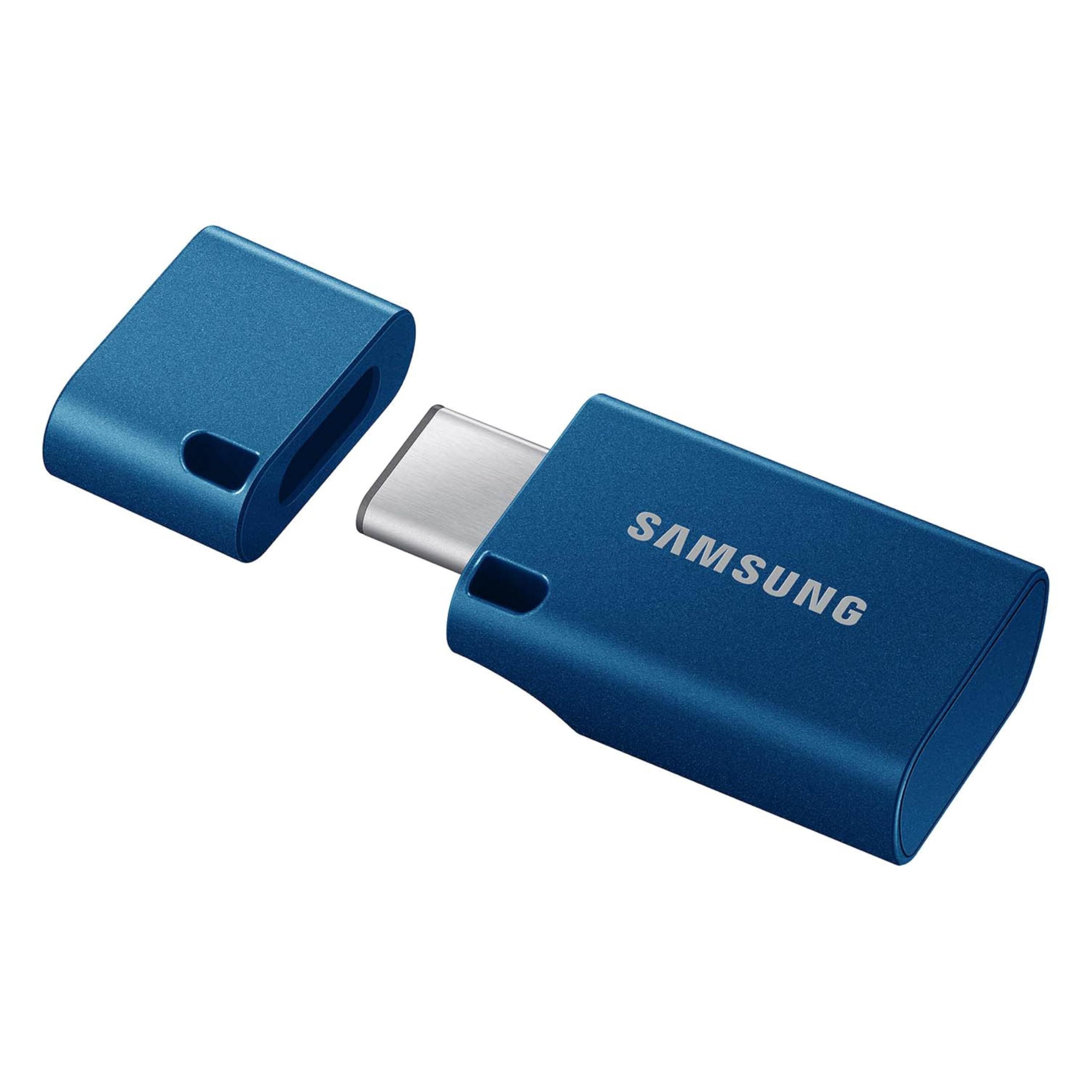 Type-C™ USB Flash Drive, 512GB, Transfers 4GB Files in 11 Secs w/Up to 400MB/s 3.1 Read Speeds, Compatible w/USB 3.0/2.0, Waterproof, 2024, Blue, MUF-512DA/AM