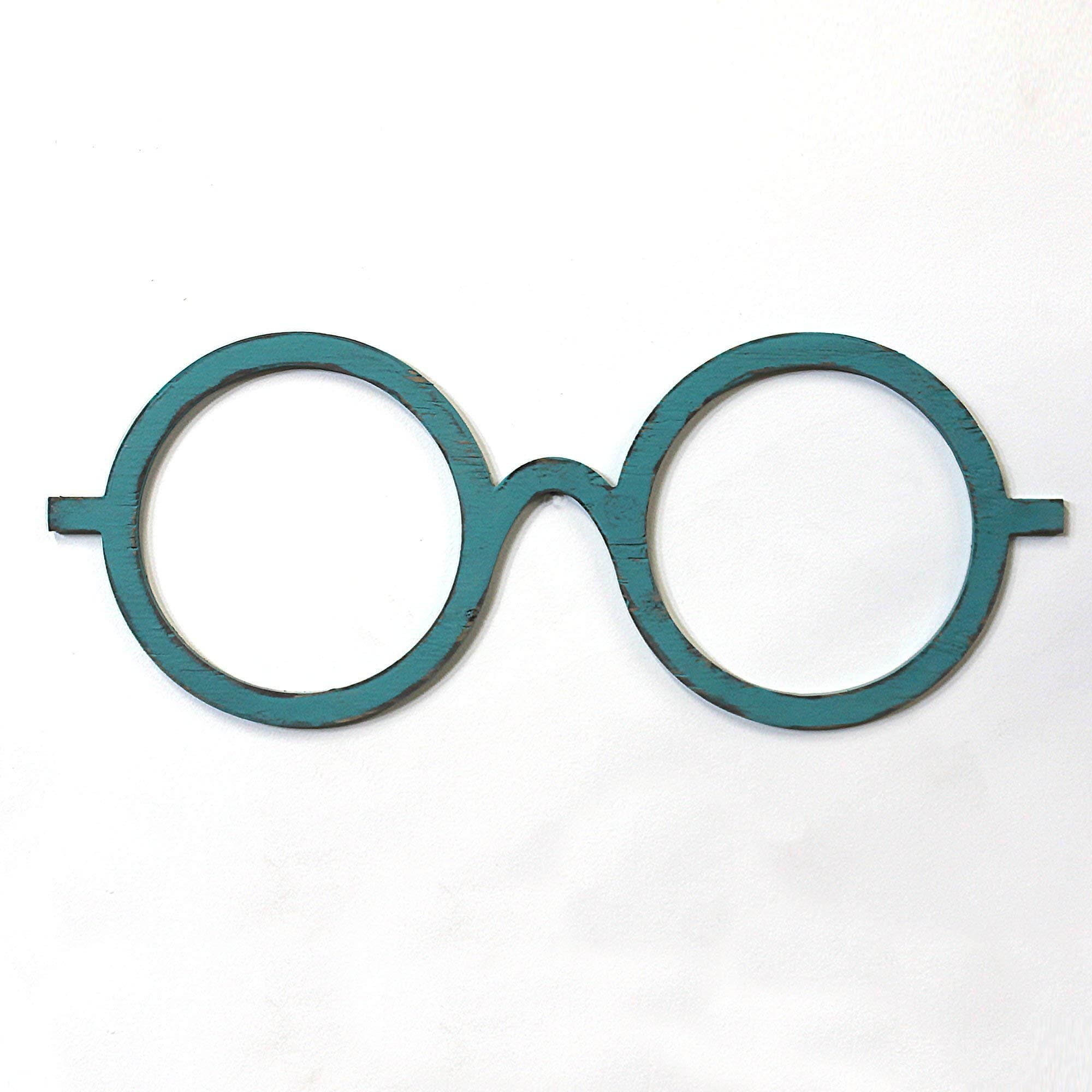 Round Glasses Wall Decor Circle Eye Glasses Optometry Wall Art Optical Shop Art