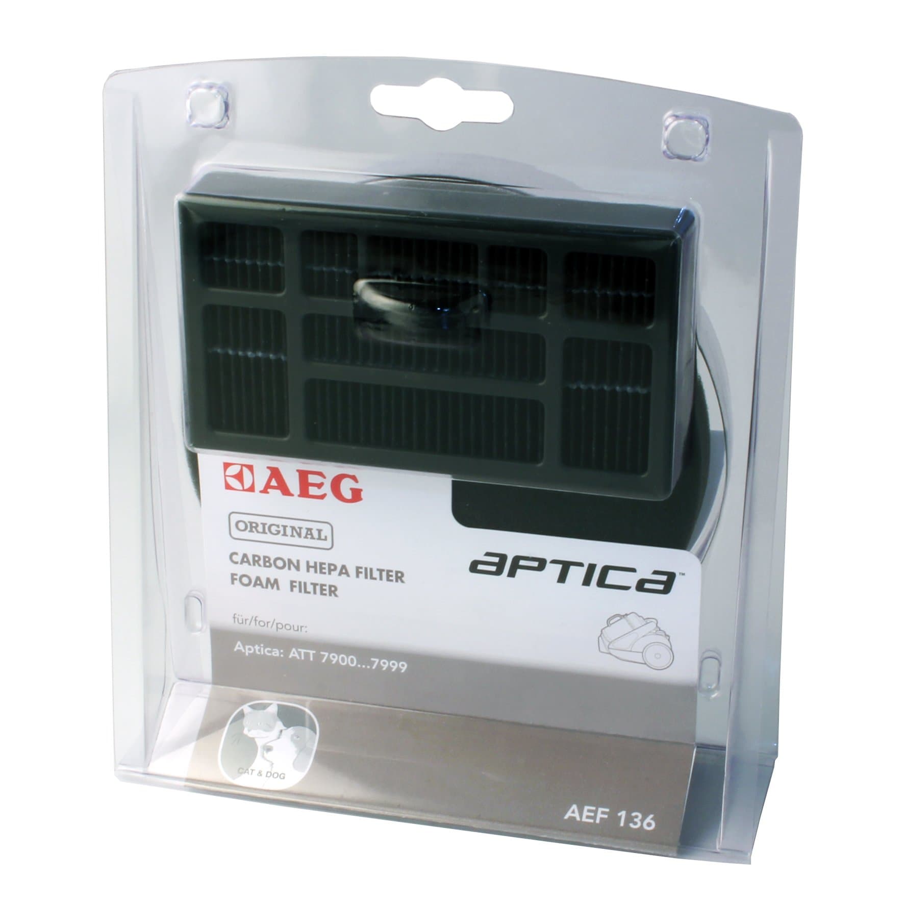 AEG 9001669127 AEF136 Filter Set for Aptica ATT79