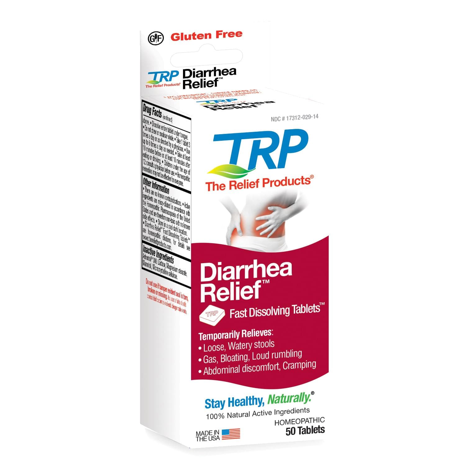 Diarrhea Relief Fast-Dissolving Tablets, 50 Count