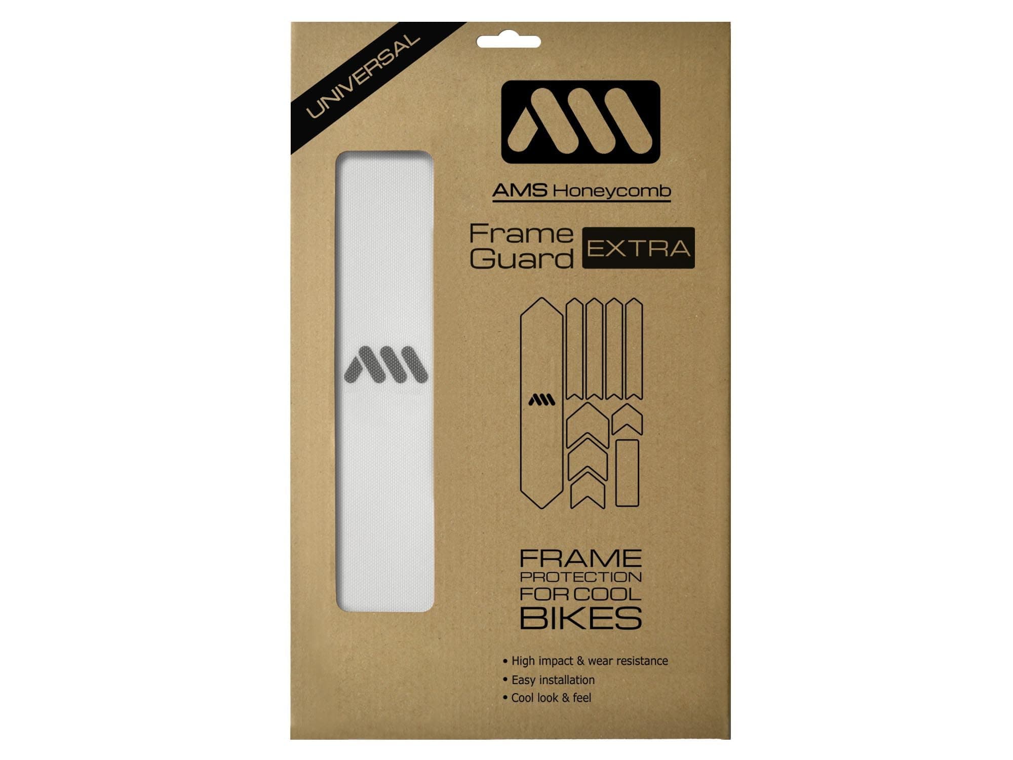 All Mountain Style AMS High Impact Frame Guard Extra Semi-transparent – Protects your bike from scratches and dings