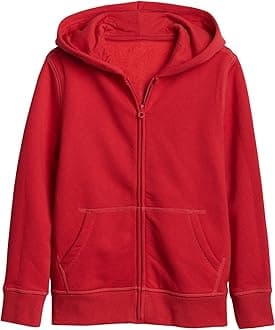 GAP Boys' Full Zip Hoodie Hooded Sweatshirt