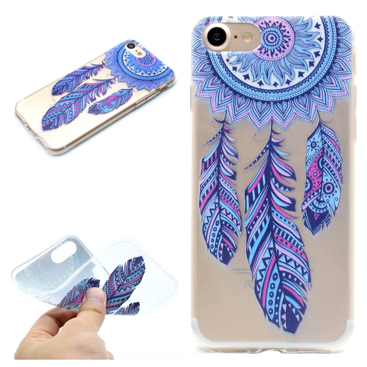 iPhone 6 Case, iPhone 6s Case, Cinwel Dream Catcher Totem, Clear Phone Cover with Soft TPU Bumper, Ultra-Slim, Anti-Scratch, Anti-Finger For 4.7 in