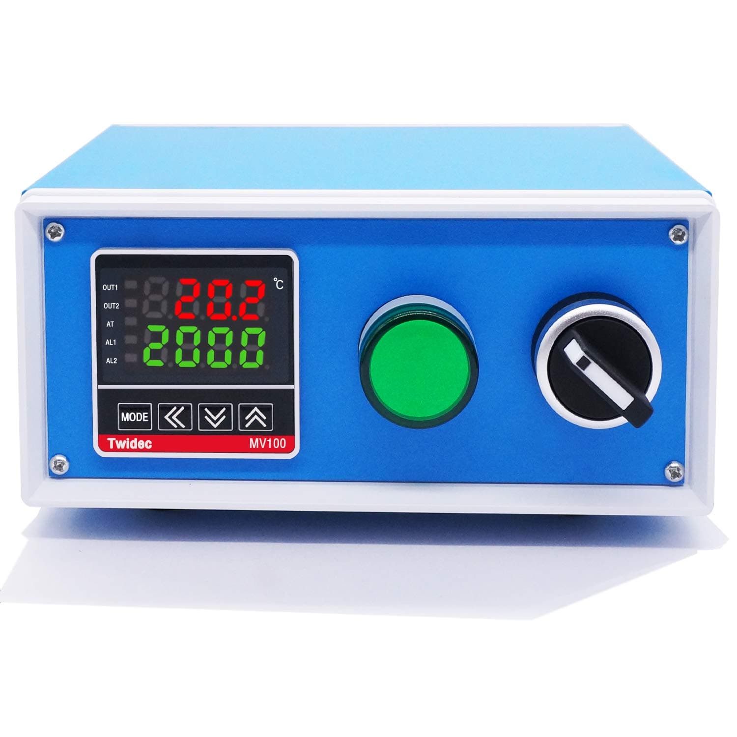 Twidec/Display PID Temperature Controllers Thermostat Box 1000W 10A 110V Temperature Temp Control Box with Solid State Relay SSR 40DA Oven Thermostatic Control Box