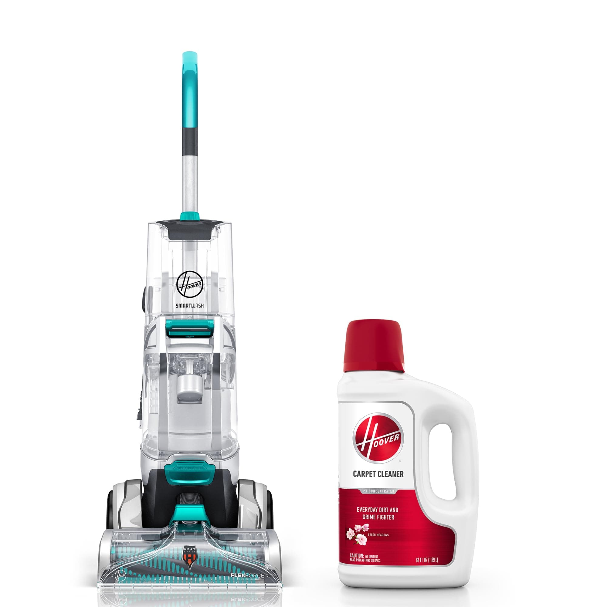 SmartWash+ Automatic Carpet Cleaner Machine, for Carpet and Upholstery, FH52000 + 64 oz Everyday Carpet Cleaner Solution, Deep Cleaning Carpet Shampoo, AH31924