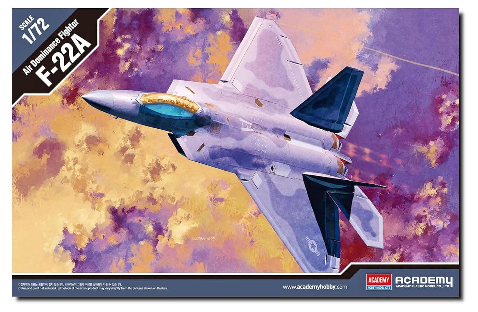 ACADEMY HOBBY MODEL KITS Air Dominance Fighter F-22A