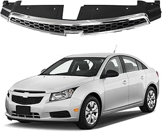 PartsFlow Grille Compatible With 2011 2012 2013 2014 Chevrolet Chevy Cruze Front Upper W/Chrome Grill GM1200623
