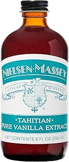 Tahitian Pure VanillaExtract for Baking and Cooking, 8 Ounce Bottle