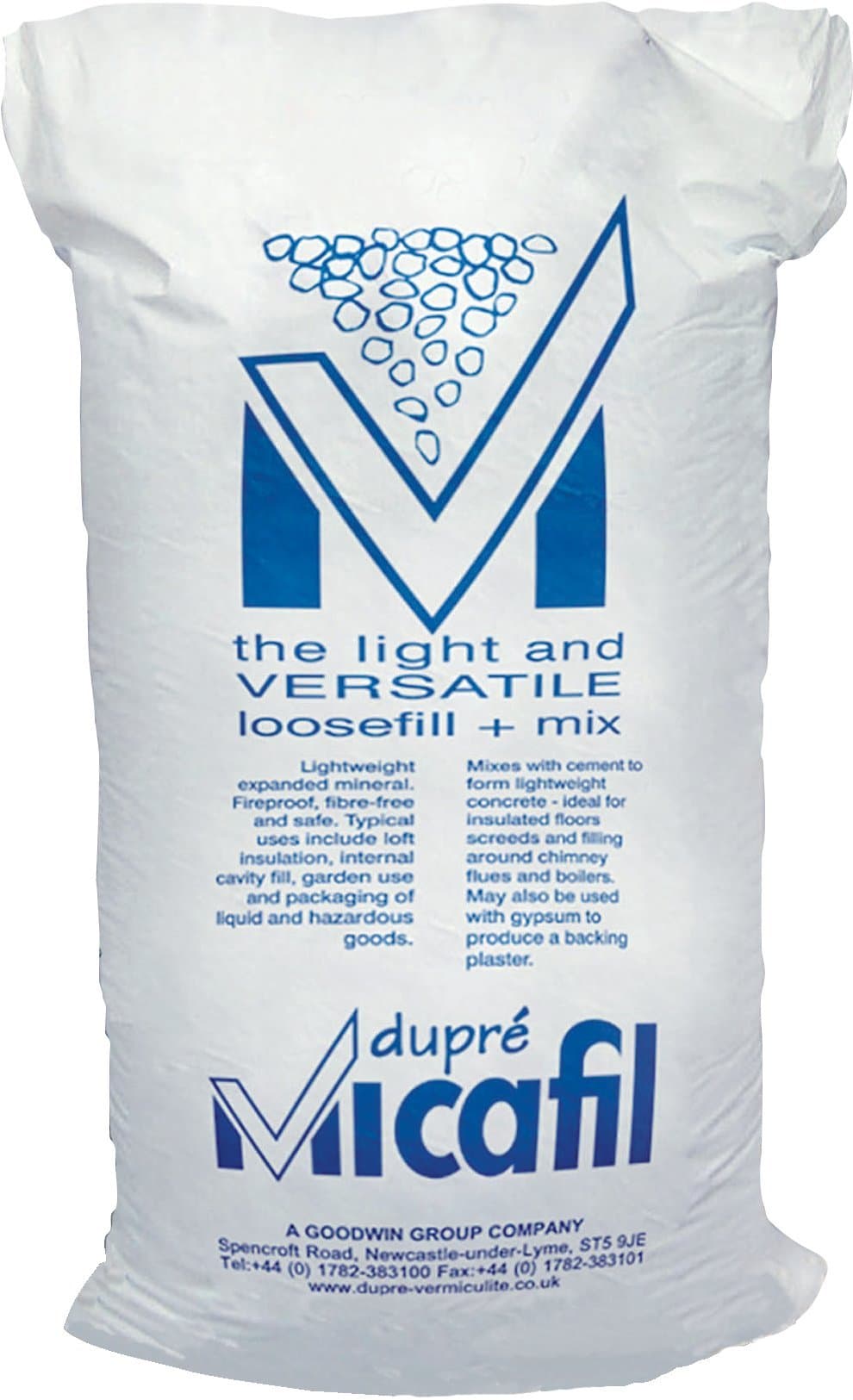 Vermiculite Micafil 100 Ltr Pack Void Loose Back Fill Medium Grade flexible flue