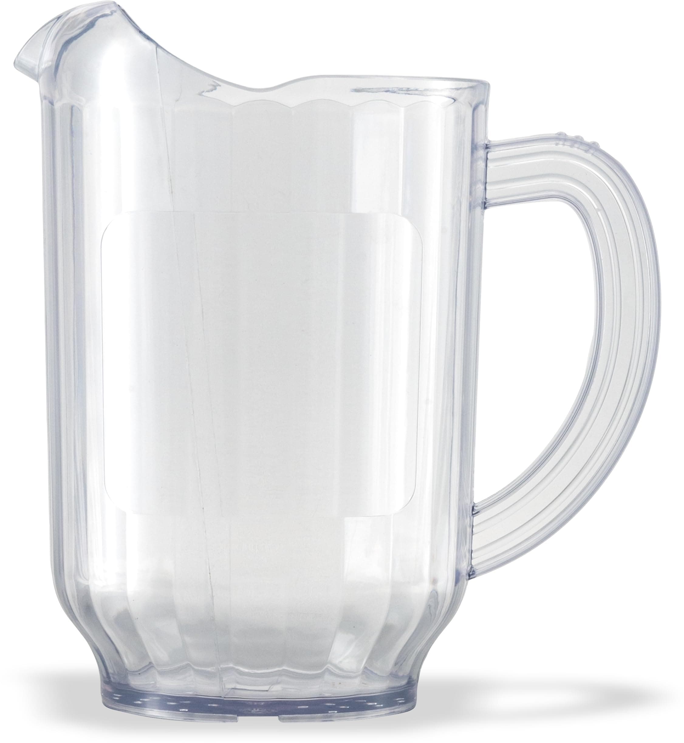 Versapour Clear Pitcher Tall Pitcher for Restaurants, Catering, Kitchens, Plastic, 60 Ounces, Clear