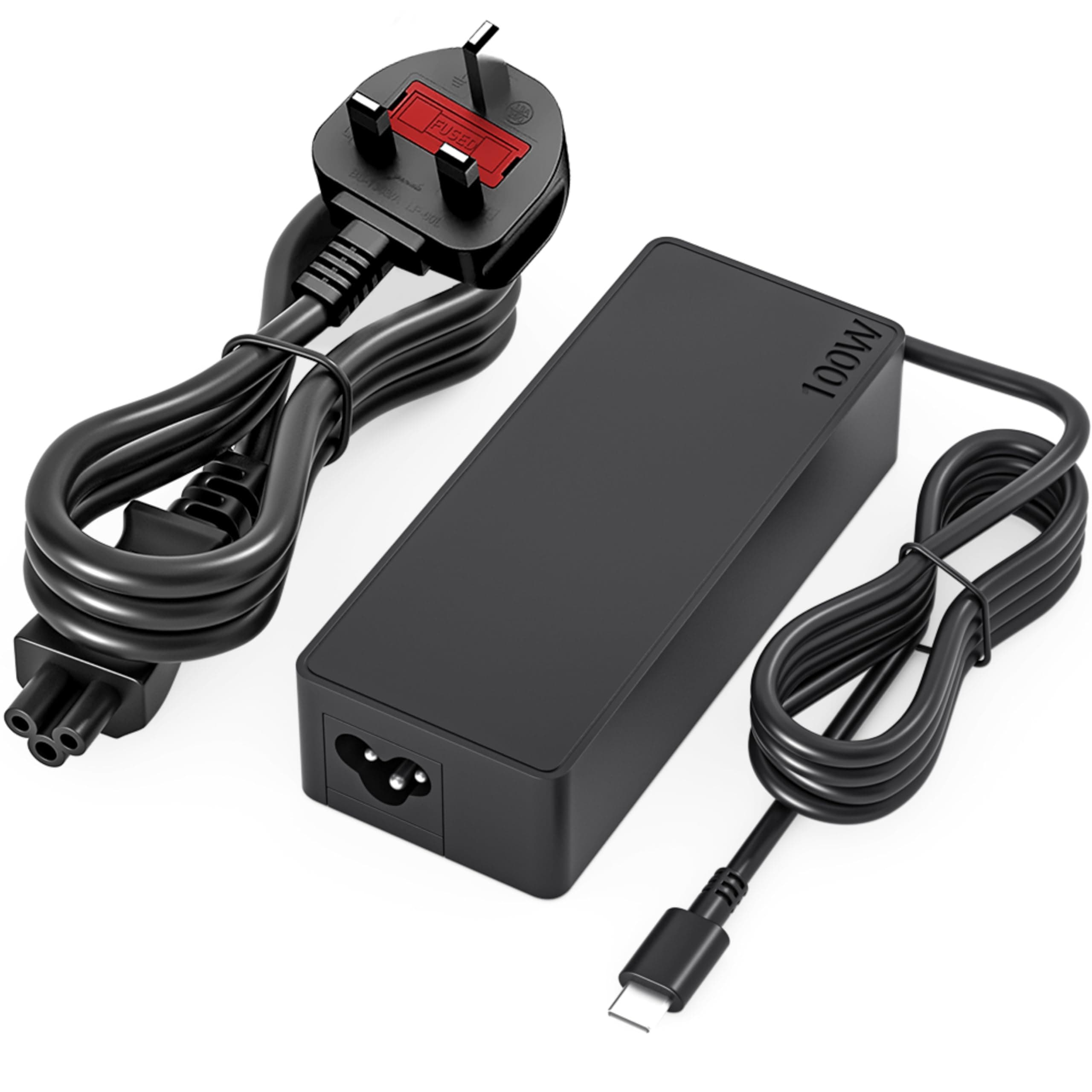 – Universal 100W USB C Laptop Charger Compatible with Mac Book Pro/Air 16, 15, 14, 13 Inch Lenovo ThinkPad ASUS HP Acer Dell MSI Computer Tablet Adapters Type C Power Cord