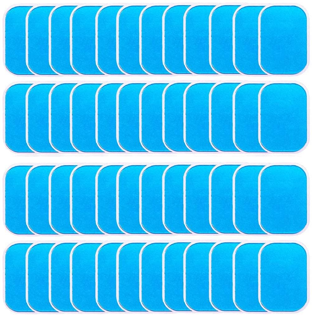 50 Pcs/25 Packs Pads Abs Trainer Replacement Gel Sheet for Abdominal Muscle Trainer, Accessory for Ab Workout Toning Belt.