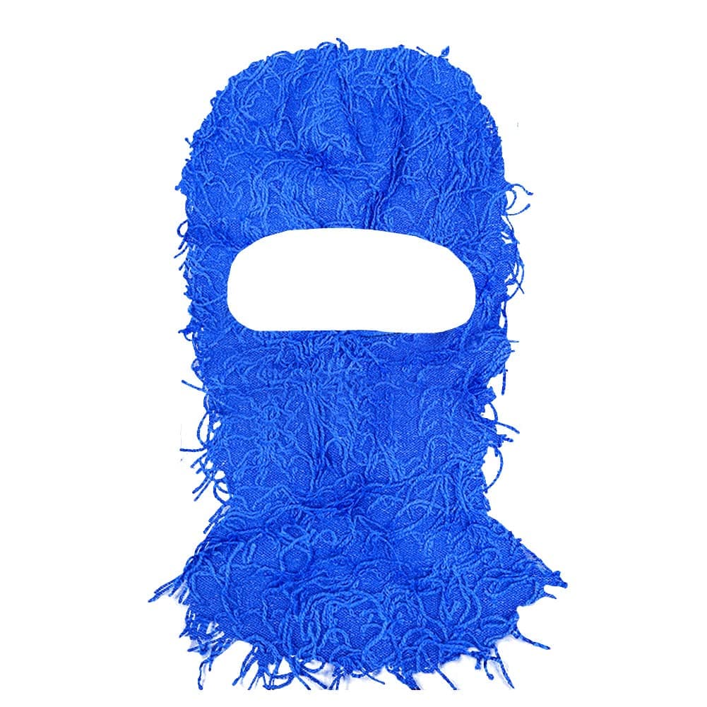 2 Pieces Distressed Balaclava Trending Ski Masks Wind Proof Winter Premium One Size Yeat Shiesty Distress Mask Beanie Cap