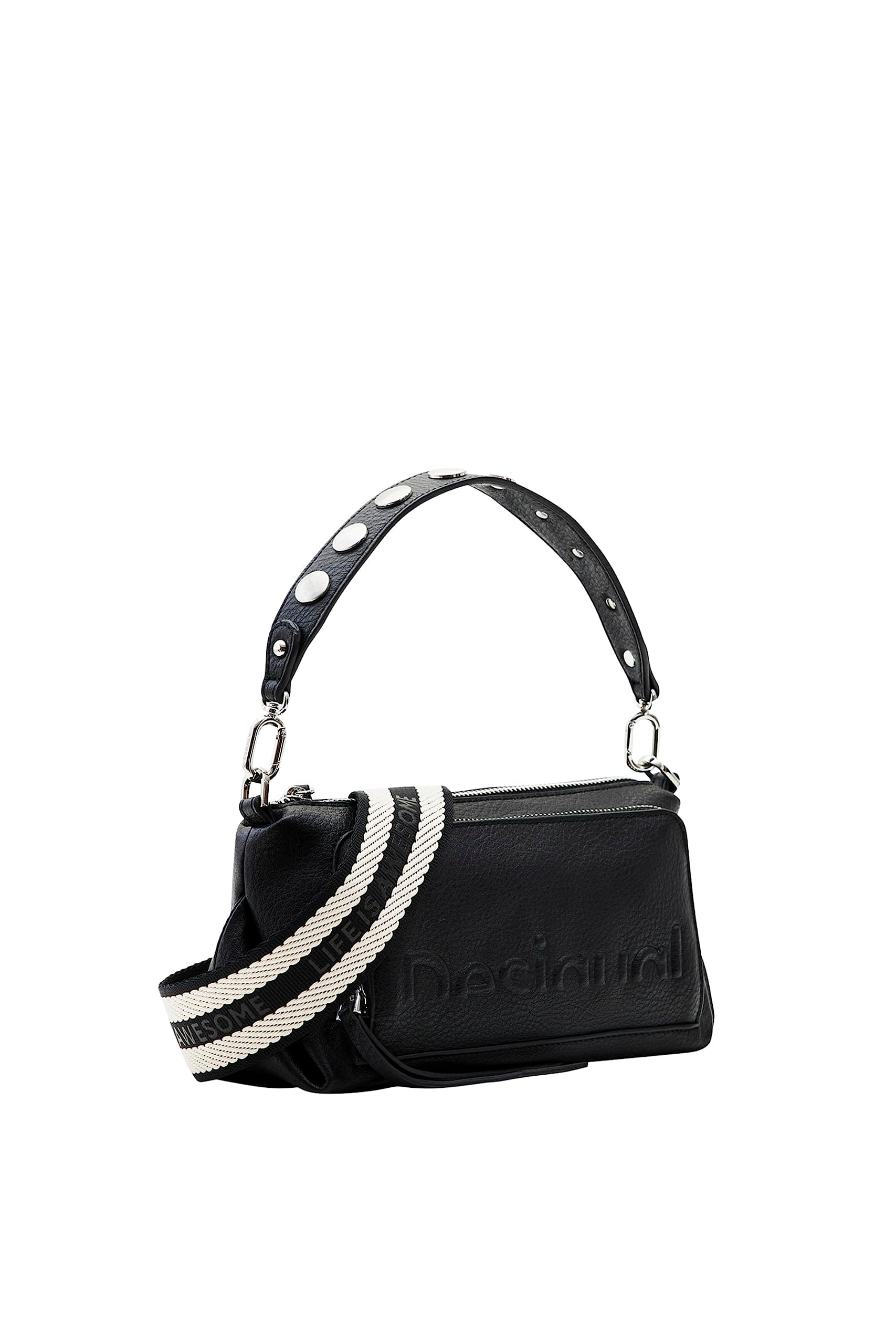 Desigual Midsize Half-Logo Crossbody Bag