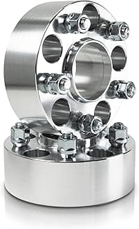 50mm (2 Inch) Hubcentric Wheel Spacers 5x108 Compatible For Ford Fusion Jaguar F-Type XF XJ XJR XK XKR XE S-Type X-Type Compatible For Lincoln LS Continental Mark VIII MKZ MKC (2pcs 63.4mm M12x1.5)