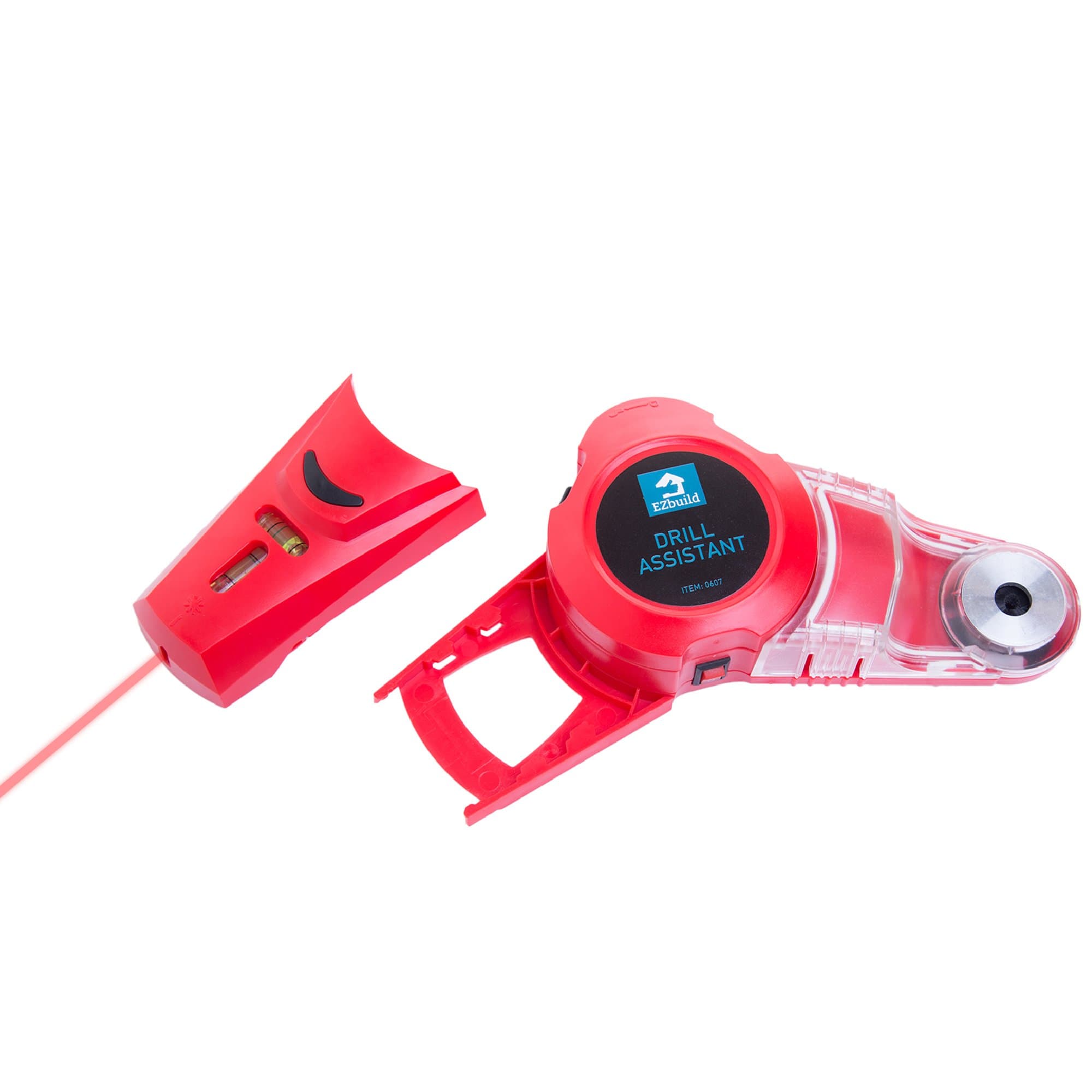 Laser Level Drill Dust Collector Tool Picture Hanging Tools for Men l Cordless Dust Collector Measuring Alignment and Drilling Support | Drill Buddy DIY Projects <1mW