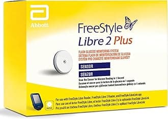 Abbott FreeStyle Libre Sensor for diabetes monitoring CGM for UK - white (Libre 2 + (Plus)) - 1 SENSOR