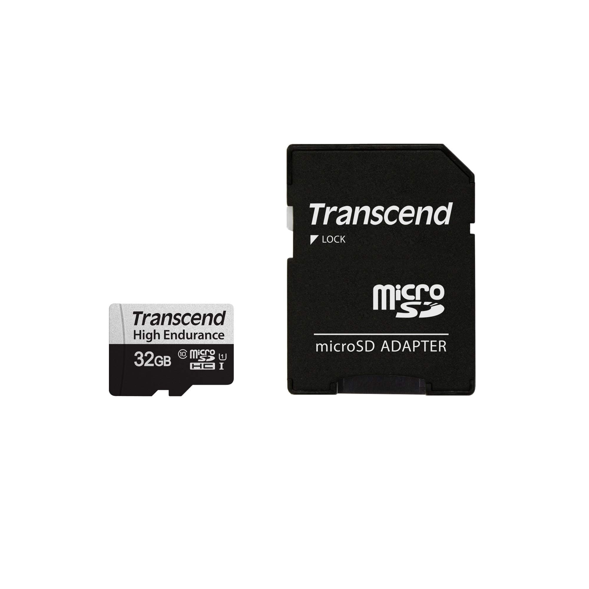 Transcend USD350V 32GB U1 Micro SDXC Class 10 Micro SD Memory Card up to 95/40 MB/s (TS32GUSD350V)