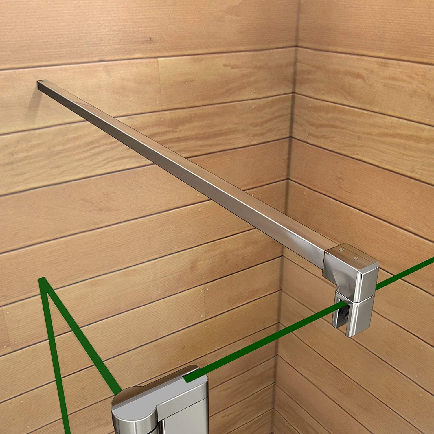 Stabilising Bar/Support Bar for Shower Enclosure Shower Cubicle Walk in Shower Screen Various Types 30-120 cm
