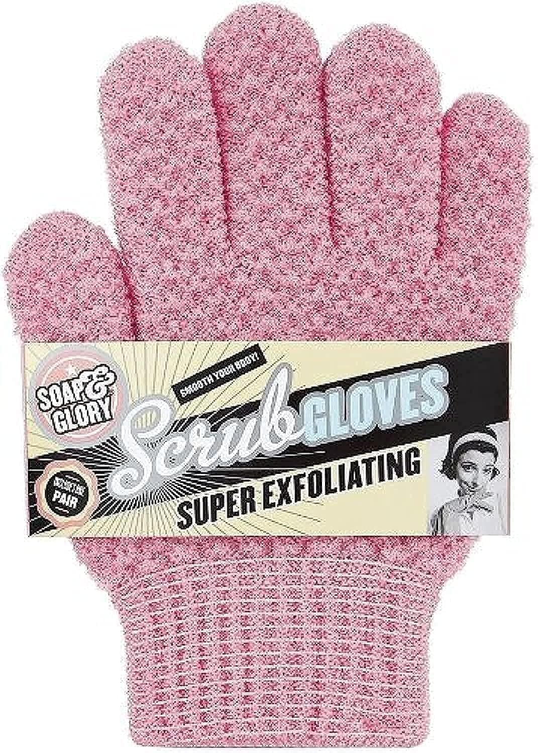 Soap And Glory Super Exfoliating Scrub Gloves Smooth Your Body! One Size