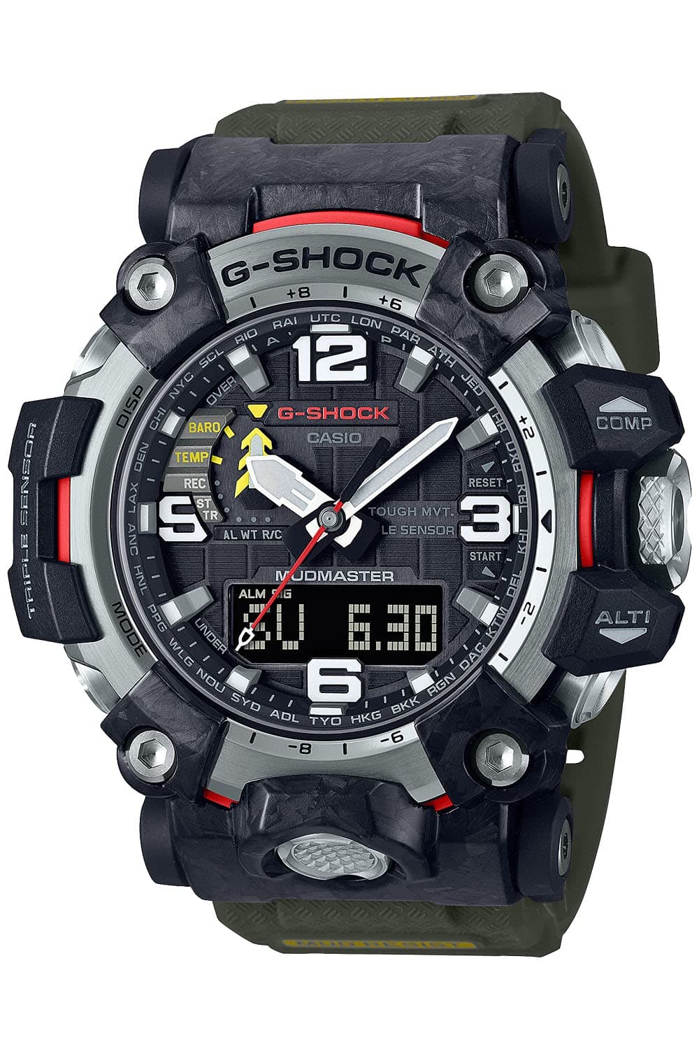Casio G-Shock GWG-2000-1A3JF [ Carbon MUDMASTER Radio Solar Triple Sensor]Shipped from Japan