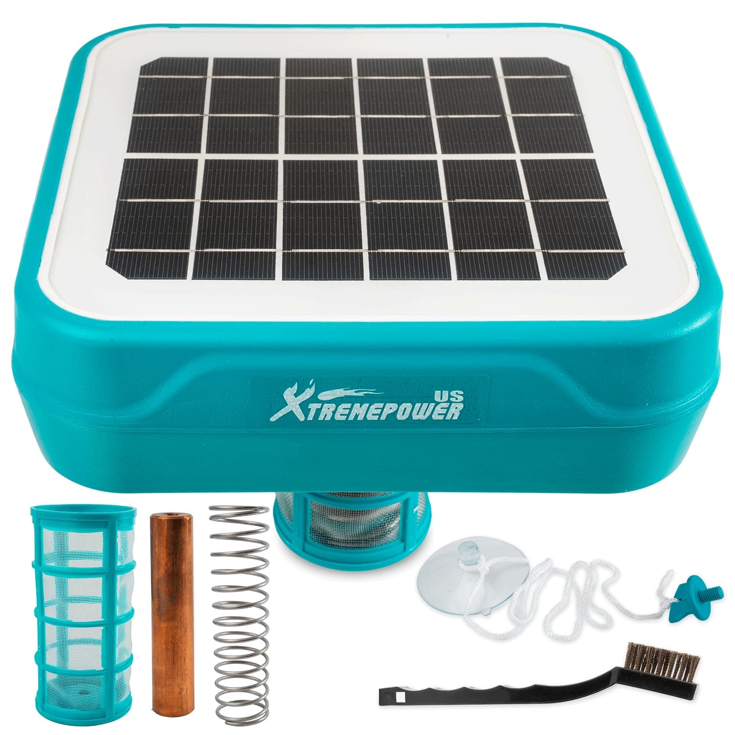 Solar Pool Ionizer - Floating Water Cleaner & Purifier Keeps Water Clear, 85% Less Chlorine, Compatible with Fresh and Salt Water Pools & Spas