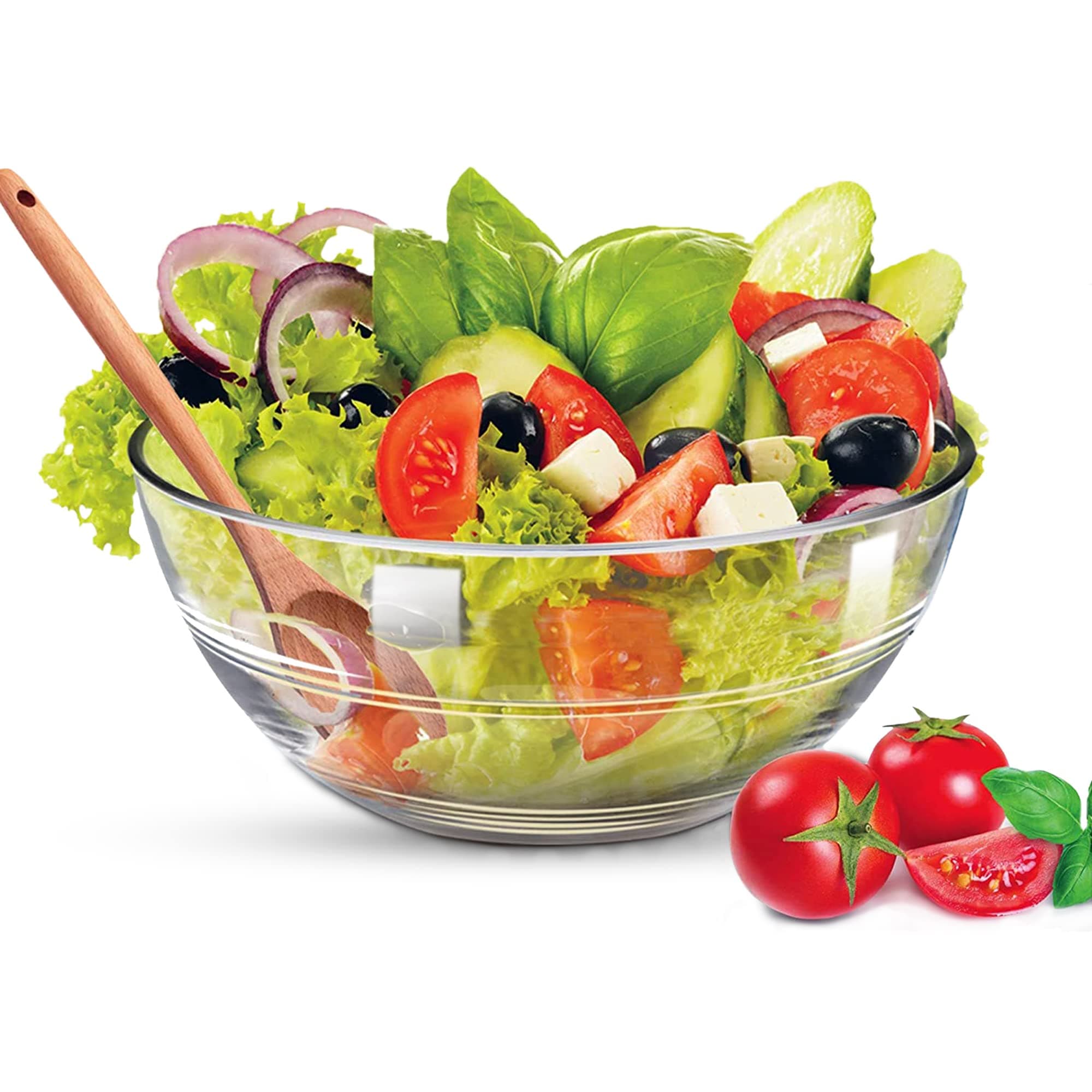 TREO Jelo Designer Glass Bowl, 2240 ml