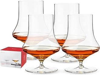 SpiegelauWillsberger Whiskey Glasses Set of 4 - European-Made Crystal, Modern Cocktail Glasses, Dishwasher Safe, Professional Quality Cocktail Glass Gift Set - 12.9 oz